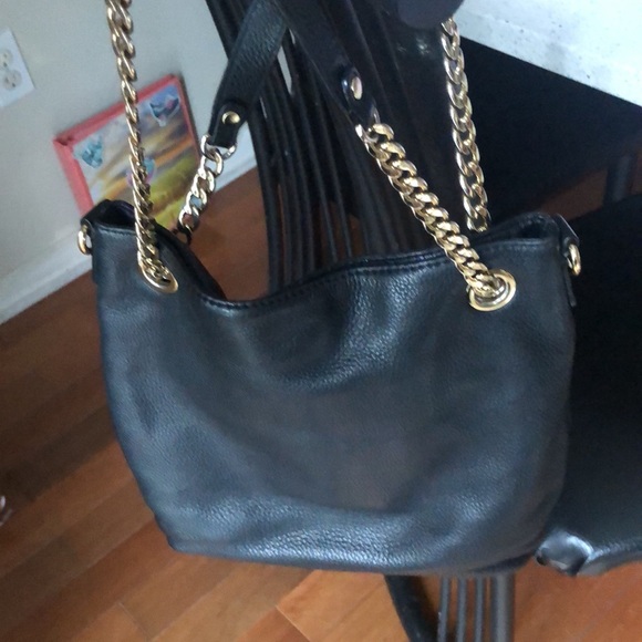 Michael Kors black leather purse - Picture 2 of 5